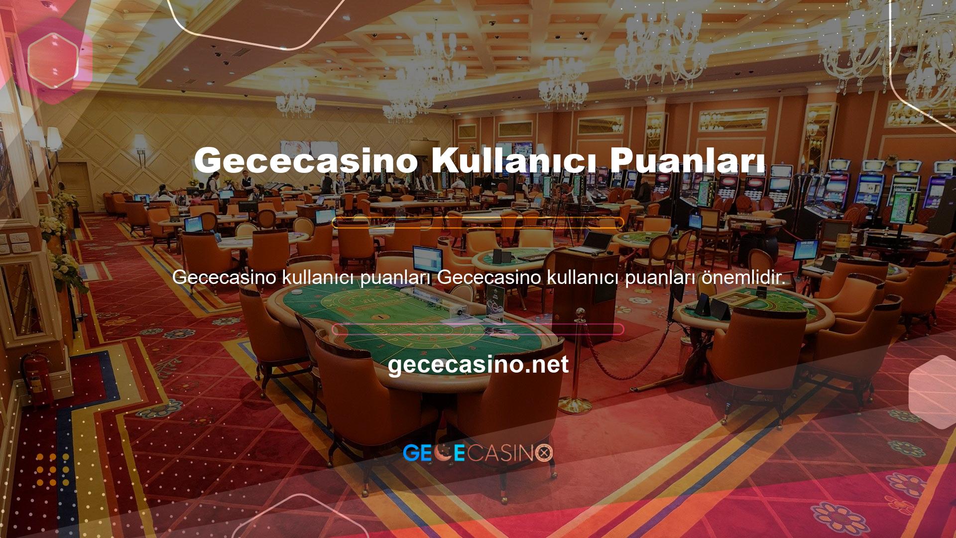 Gececasino üyeler kullanıcı incelemeleri açısından en yüksek kaliteli hizmeti sağlayabilir